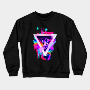 Neon Twilight Sparkle Crewneck Sweatshirt